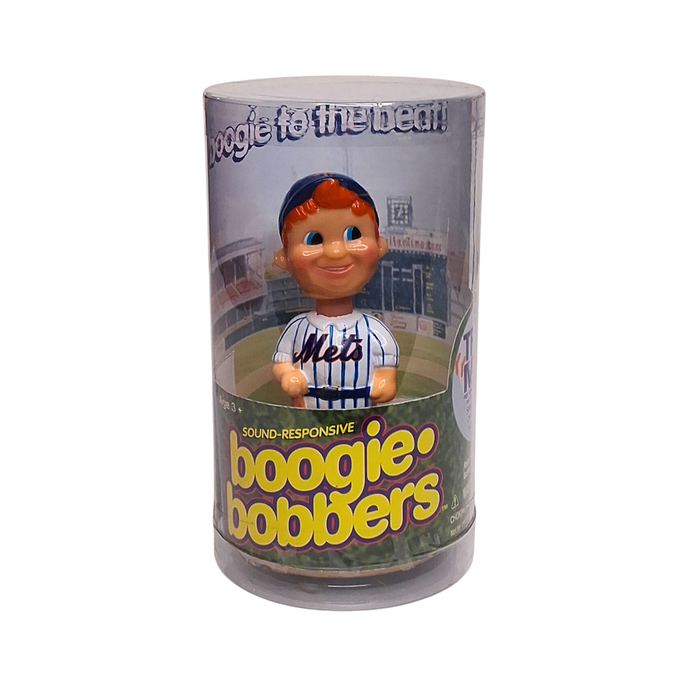 Gemmy MLB Mets Boogie Bobbers Sound Responsive Animated Bobblehead 2002